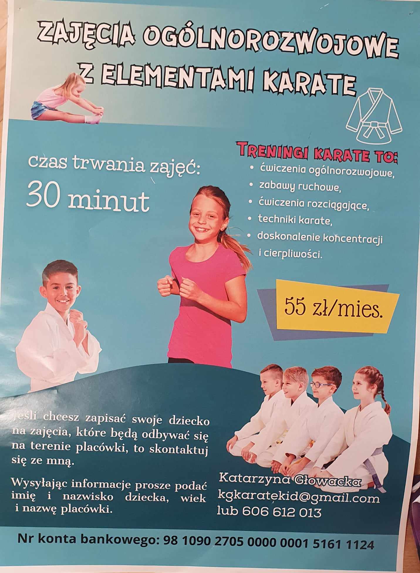 plakat karate